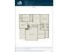 Floor plan of the second floor of a modern house, including 4 bedrooms at 6421 Springtide Ct, Plainfield, IN 46168