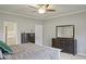 Bedroom with dresser, mirror, and queen sized bed at 7242 Blue Ridge Dr, Noblesville, IN 46062