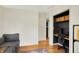 Comfortable office area with built-in shelves and desk at 820 S Eaglewood Dr, Zionsville, IN 46077