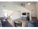 Spacious living room with vaulted ceilings at 895 Geronimo Dr, Greenfield, IN 46140