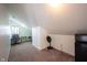 Attic loft with carpet, and small kitchenette at 895 Geronimo Dr, Greenfield, IN 46140