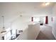 Spacious loft area overlooking the living room, filled with natural light at 895 Geronimo Dr, Greenfield, IN 46140