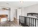 Spacious bedroom featuring wood-look flooring, closet, and a comfortable bed at 9560 W Campfire Dr, Pendleton, IN 46064