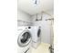 This laundry room features a stacked washer/dryer at 9676 W Constellation Dr, Pendleton, IN 46064