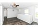 Neutral loft area with hardwood floors and ample light at 9676 W Constellation Dr, Pendleton, IN 46064