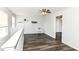 A spacious loft with hardwood floors and neutral walls at 9676 W Constellation Dr, Pendleton, IN 46064