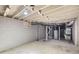 Basement with concrete walls and floors, showing utility connections and equipment at 1016 Churchman Ave, Indianapolis, IN 46203