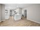 Modern kitchen featuring stainless steel appliances, white cabinets, and an open layout at 1016 Churchman Ave, Indianapolis, IN 46203
