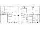 Detailed floor plan showcasing the layout of the home, including bedrooms, living spaces, and utilities at 10366 Camby Xing, Fishers, IN 46038