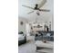 Open-concept living space with views of the kitchen and dining area, perfect for modern living and entertaining at 10447 Pintail Ln, Indianapolis, IN 46239