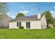 View of backyard with a patio, vinyl siding, and grass at 1093 Country Meadow Ct, Franklin, IN 46131