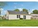 Backyard with a lawn and a home with vinyl siding at 1093 Country Meadow Ct, Franklin, IN 46131