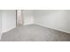 Bedroom with plush gray carpet, white walls, and trim at 1093 Country Meadow Ct, Franklin, IN 46131