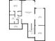 Basement layout with a bedroom, recreation room, bathroom, laundry, and storage area at 11226 Blackwalnut Pt, Indianapolis, IN 46236