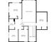 Upstairs floorplan featuring bedrooms, bathrooms, and a spacious hall with an open layout at 11226 Blackwalnut Pt, Indianapolis, IN 46236