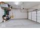 Spacious garage with ample storage and a clean, organized layout at 13217 E 131St St, Fishers, IN 46037