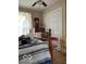 Bedroom featuring an eclectic mix of furniture and decor at 1517 S Reisner St, Indianapolis, IN 46221