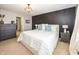Well-lit main bedroom with modern furnishings and stylish decor at 16419 Connolly Dr, Westfield, IN 46074