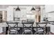 Kitchen featuring island with sink, and pendant lighting at 1799 Hourglass Dr, Carmel, IN 46032