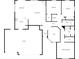 Detailed floor plan showcasing the layout of a single-Gathering home, including living areas, bedrooms, and garage at 2913 Lily Dr, Lebanon, IN 46052
