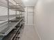 An organized walk-in closet with wire shelves and drawers at 2913 Lily Dr, Lebanon, IN 46052
