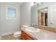 Bathroom featuring a single sink vanity with decorative wood at 502 S Harrison St, Alexandria, IN 46001