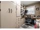 Home office with custom built-ins, ample storage, and a workspace at 5415 Kilmer Ln, Indianapolis, IN 46250