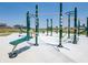 Community workout area with exercise equipment and outdoor fitness at 6031 Madera Dr, Whitestown, IN 46075