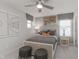 A youth-focused bedroom with basketball decor, modern furnishings, and a sporty design at 6868 Jacone Dr, Brownsburg, IN 46112