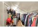 Walk-in closet featuring a clothes rack and slanted ceiling at 710 N Spring St, Greenfield, IN 46140