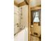 Bathroom with bathtub, shower, and window at 7580 Sherry Ln, Brownsburg, IN 46112