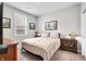Cozy bedroom with window, closet, and furnishings at 963 Booneway Ln, Bargersville, IN 46106