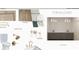 Elegantly designed primary bathroom with double vanity, lighting and stylish fixtures at 120 First Ne Ave, Carmel, IN 46032