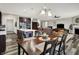 Open concept kitchen, dining, and living room featuring modern finishes and plenty of space for entertaining at 1334 Sunnybrook Ln, Greenwood, IN 46143