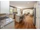 Spacious kitchen with granite countertops, stainless steel appliances, and an open layout at 21218 Carlton Ct, Noblesville, IN 46062