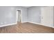 Bright living room features new floors, fresh paint, and ample natural light at 3109 E St Joseph St, Indianapolis, IN 46201