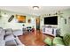 Spacious living room with hardwood floors at 3552 N Talley Rd, Columbus, IN 47203
