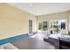 Sunroom features an entrance to the backyard through sliding glass doors at 3552 N Talley Rd, Columbus, IN 47203
