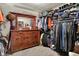 Organized walk-in closet with custom shelving and ample storage space at 3552 N Talley Rd, Columbus, IN 47203