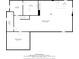Basement floor plan featuring a recreation room, exercise area, bar, and storage space at 3904 Haverhill Dr, Indianapolis, IN 46240