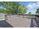 Spacious wooden deck, great for outdoor entertaining and relaxation at 410 W Douglas St, Martinsville, IN 46151