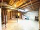 Spacious unfinished basement featuring concrete flooring, with exposed ductwork and utilities at 4419 Liberty Loop Rd, Martinsville, IN 46151