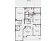 Second-floor layout featuring a primary suite, three additional bedrooms, two bathrooms, and a loft at 4785 E Shadowbrook Dr, Camby, IN 46113