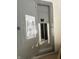 Open Siemens electrical panel at 5486 Lipizzan Ln, Plainfield, IN 46168
