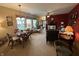 Cozy living room with an open floor plan and hardwood floors throughout at 5486 Lipizzan Ln, Plainfield, IN 46168