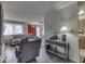 Cozy living room with modern flooring and open floor plan at 57 Trails End St, Greenwood, IN 46142