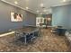 The expansive game room includes a ping pong table and additional seating for hours of endless entertainment at 6038 Granby Dr, Whitestown, IN 46075
