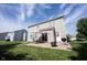 Picture showing the home's backyard featuring a patio area, perfect for outdoor dining and relaxation at 635 Sonoma Ln, Greenfield, IN 46140