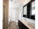 Spacious bathroom with double sink vanity, soaking tub, separate shower, and modern fixtures at 635 Sonoma Ln, Greenfield, IN 46140