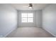 Neutral bedroom with carpet, ceiling fan, window for natural light, and neutral paint at 635 Sonoma Ln, Greenfield, IN 46140